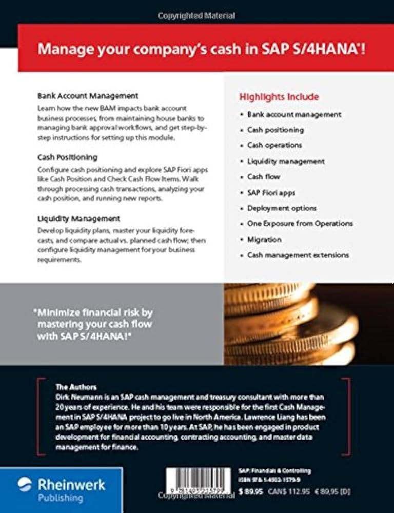 コンピュータ・IT Cash Management with SAP S/4HANA SAP Cash Management (for SAP S/4HANA) | Book and E-Book